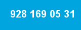928 169 05 31 928 169 05 31